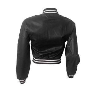 Prodotti di tendenza 2023 nuovi arrivi cappotti in pelle Casual invernali Bomber Top Crop <span class=keywords><strong>abbigliamento</strong></span> giacche da donna <span class=keywords><strong>abbigliamento</strong></span> donna - Product Image 2