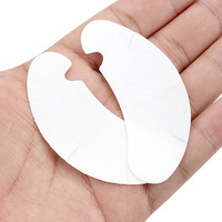 Patchs hydrogel réutilisables pour extensions de cils, bandes hypoallergéniques pour extensions de cils, forte adhérence sans retraitement