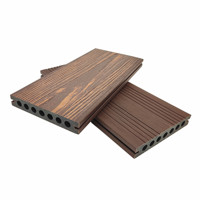 Planches de terrasse en WPC creuses de qualité commerciale, haute résistance