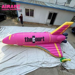 Globo de avión inflable de 6m de largo, modelo de avión inflable para exposición de actividades de ciencia y tecnología - Product Image 6