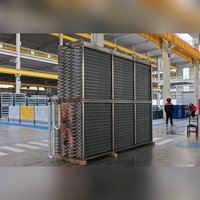 Congelador de aluminio de gran capacidad Donghang, evaporador de tubo expandido de alta resistencia para carne de res, carne de res IQF continua