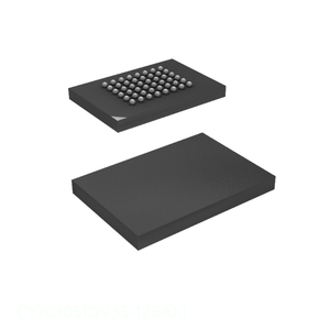 48 TFBGA Composants de mémoire CY7C1051DV33-12BAXI Canal de fabricant électronique - Product Image 1