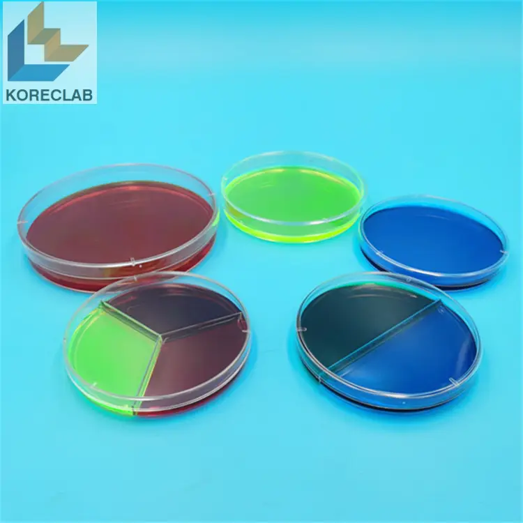 Laboratory Diameter 90ミリメートルPS Material Plastic Petri Dishes