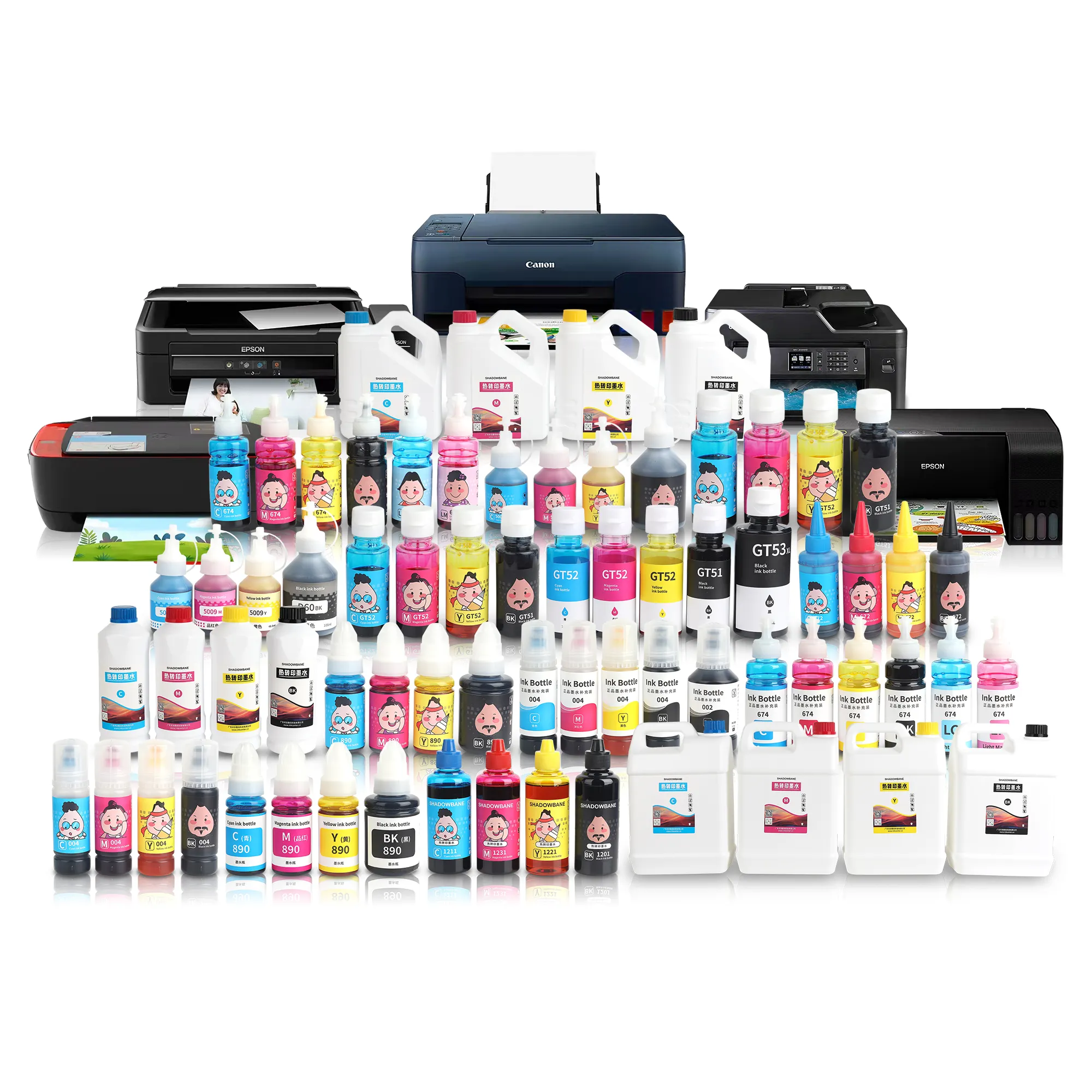 Drukinkten Met Volledige Inkt Voor Epson-Printer L4150/L4156/L4160/L6160/L6160/L6170/L6190/L6191/L14150 Pigmentinkt 001