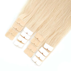 Extensiones de Cabello Humano Europeo con Cinta Adhesiva Mini, Rubias, Doble Trama, Alta Calidad, Cabello Remy 11A 12A, Todos los Colores 6-12, Precio de Fábrica - Product Image 2