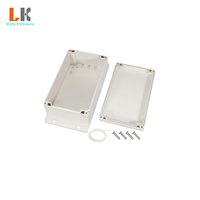 240*120*75mm boîtier électrique étanche extérieur ABS boîtier de sécurité électronique étanche boîtes en plastique boîte de jonction de fil noir
