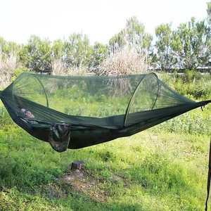 <span class=keywords><strong>Hamaca</strong></span> para acampar doble 210T, columpios, mosquitera, tienda de campaña, correas para árboles, hamacas de apertura rápida - Product Image 3