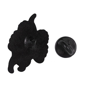 Broches en émail pour chats et papillons violets, broches de sorcières personnalisées, Badges de revers d'insecte, bijoux d'animaux - Product Image 5