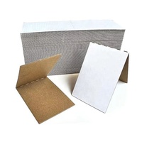 Manchons plats en carton blanc vierges OEM ODM standard 115x75x0.8mm pour cartes de tatouages plats et distributeurs automatiques