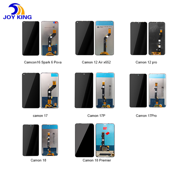 Mobile Phone Spare Parts for Tecno Spark 4 5 6 7 10 Lcd Screen for Tecno Spark Go 2024 2025 Replacement Lcd