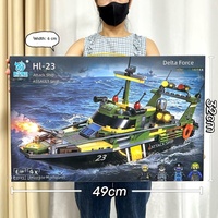 Jouet éducatif, blocs de construction en plastique ABS de petite taille, modèle de voiture de course de difficulté élevée, kit de 14+ pièces, grand coffret cadeau, Guangdong