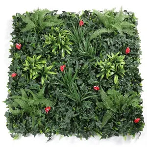 Directly Supplier Decoration Grass Wall Decorative Artificial Hedge Fence Landscape Artificial Plants Wall Vertical Green Wall