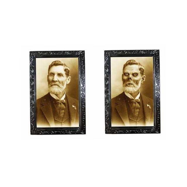 LENTICULAR HALLOWEEN PORTRAIT MAN to SKELETON