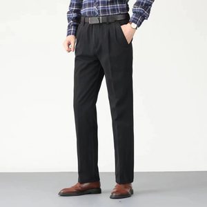<span class=keywords><strong>Pantalon</strong></span> de smoking pour homme, double pli sur le devant, coupe large, <span class=keywords><strong>pantalon</strong></span> de bureau classique, sans repassage, vêtements de travail, <span class=keywords><strong>pantalon</strong></span> formel - Product Image 1