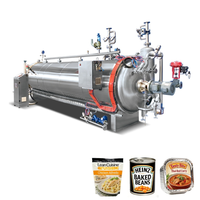 Autoclave à vapeur à surpression pour gobelets en plastique avec autoclave alimentaire automatique pour desserts et poudings