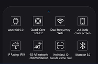 Entrega rápida Escáner de larga distancia Android PDA UHF Lector RFID Máquina de inventario con sistema operativo NFC Linux en stock