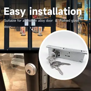 Union ana farklı tip çin anahtar gömme seti paslanmaz çelik kare silindirler ile alüminyum kapı için güvenlik kapısı kilit