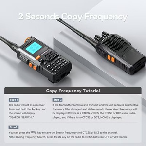 Radio Portátil Baofeng UV K61, Solo Recepción FM 65-108MHz, Transmisión y Recepción VHF 136-174MHz, UHF 220-260MHz, Comunicación en Exteriores 400-520MHz - Product Image 4