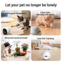Robot domestique intelligent IA 360° pour la sécurité mobile, la surveillance des enfants et des personnes âgées, l'interaction avec les animaux de compagnie, jouet laser, contrôle par application, recharge automatique