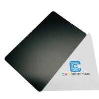 Tarjeta de Membresía de PVC Negra Mate, Tarjeta de Visita Digital NFC sin Contacto