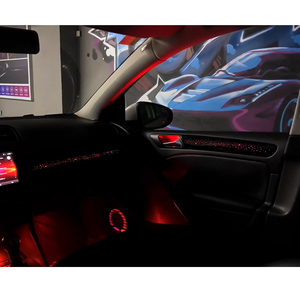 Vente en gros de lumières d'ambiance LED Symphony pour Volkswagen Golf 6 2008-2013, bande lumineuse acrylique pour l'atmosphère intérieure, fabricant - Product Image 4