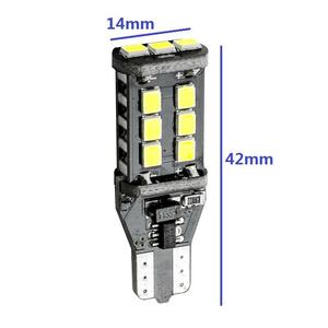 หลอดไฟท้ายรถยนต์ Liwiny T15 W16W <span class=keywords><strong>WY16W</strong></span> 15 SMD 2835 LED CANBUS ไม่มีข้อผิดพลาด ใช้สำหรับไฟเบรก ไฟถอยหลัง และไฟเลี้ยว - Product Image 2