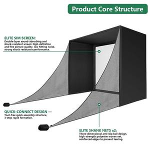 <span class=keywords><strong>Cage</strong></span> de simulateur de golf Armoire à écran Matériau Boîtiers d'impact Baie de simulateur de golf de qualité professionnelle - Product Image 2