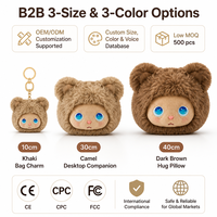 Jouet en peluche intelligent IA 4G eSIM interactif vocal, adorable poupée moelleuse, robot compagnon multilingue alimenté par DeepSeek pour enfants et adultes