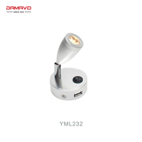 DAMAVO Barre LED Flexible pour Éclairage Intérieur Automobile, Lumière Murale pour Tête de Lit, Port USB, Commande Tactile, Conforme aux Normes de Sécurité UE 12V/24V