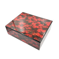 Nouvelle boîte d'emballage cadeau datte chocolat en bois de luxe design