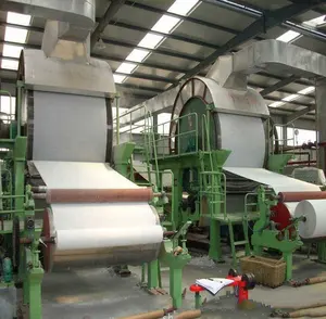 5T/D Tissue Toiletpapier Making Machine Tweedehands Papier Recycling Machines Voor Verkoop