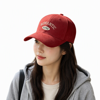 Casquette de baseball classique avec logo personnalisé, broderie directe d'usine, lettres structurées pour hommes et femmes