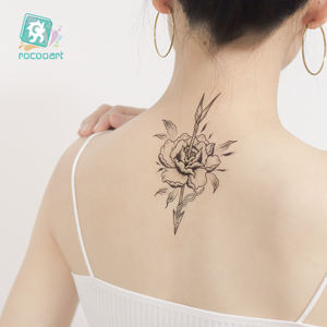 <span class=keywords><strong>Tatuajes</strong></span> Temporales 3D Impermeables con Diseño de Flores Sexys <span class=keywords><strong>para</strong></span> Piernas y Brazos, Kits de <span class=keywords><strong>Tatuajes</strong></span> Falsos, Últimos Modelos <span class=keywords><strong>para</strong></span> Mujeres y Hombres - Product Image 6