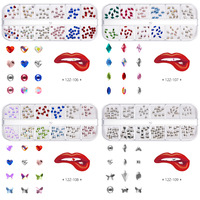 Fournitures Professionnelles en Gros pour Bijoux Dentaires : Strass, Pierres Précieuses, Pendentifs Chrome Hearts, Diamants en Verre pour Bricolage et Décoration d'Ongles