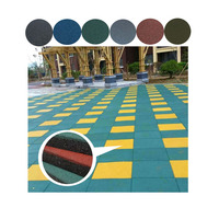 Farbe Full Park Garden School Kindergarten Gym Gummi boden fliesen Gummi matte für Spielplatz
