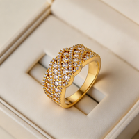 Cincin Rantai Perak Sterling S925 Unisex QX Custom untuk Pernikahan/Pertunangan, Bertabur Zirkon, Mewah Berkilau, Kualitas Tinggi, Perhiasan Grosir