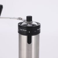 Mini moulin à café manuel avec 40 réglages réglables, moulin à café portable à manivelle avec capacité de 20g