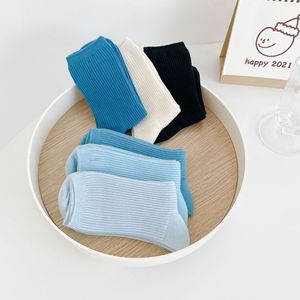 HEHE Logo personnalisé Chaussettes Femmes D'été Blanc <span class=keywords><strong>Bas</strong></span> Mince Moyen Tube <span class=keywords><strong>Bas</strong></span> Ins Morandi <span class=keywords><strong>Bleu</strong></span> Clair D'été Pile <span class=keywords><strong>Bas</strong></span> - Product Image 4