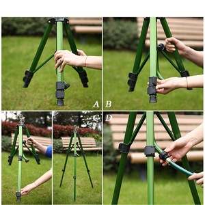 Titans Có Thể Điều Chỉnh Kim Loại Vườn Phun Nước Tripod Phun Nước Cho Các Trang Trại Hàng Hiên & Hệ Thống Thủy Lợi - Product Image 4