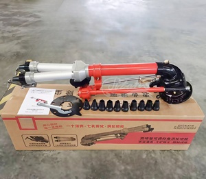 Rociador de pistola de lluvia con certificación CE Titans con boquillas ajustables dobles y engranaje helicoidal para riego agrícola - Product Image 4