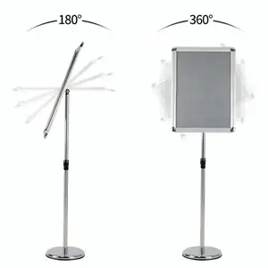 8.5 x 11 inches , 11x17 inches ,Aluminum Poster stand for display and advertising