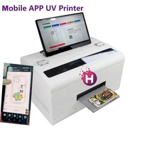 Impresora UV inteligente A5, venta al por mayor, sistema de operación de aplicación, para cubierta de Impresión en línea, novedad