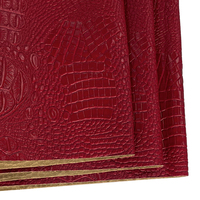 Tissu en cuir artificiel motif crocodile 0,7 mm, 1 yard, 36 "x 54 " découpé pour la décoration intérieure DIY, sacs à main, meubles, sièges de voiture
