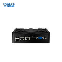 Mini PC Industrial Sin Ventilador HW-N260 Intel J4125/J1900/N2840/J6412 2LAN 2COM RS232/485 VGA HDMI WOL