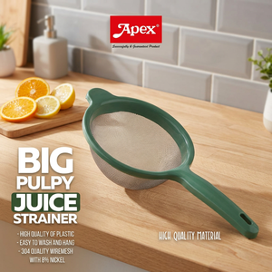 ANAX BIG PULPY STRAINER, passoire à mailles fines en acier inoxydable 304, filtre à jus, passoire avec poignée en plastique, pour la pâtisserie et la cuisine - Product Image 2