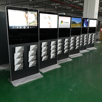 Kiosque autoportant de 22 pouces Digital Signage avec des supports de brochure