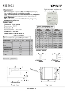 Transformador de Corriente Alterna de 30VA, 220 Voltios a 12 Voltios/15 Voltios, para Riel DIN - Product Image 3