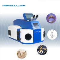 Machine de soudage au laser à fibre CNC portable THK Mitsubishi Perfect Laser 200W haute précision pour bijoux en or et anneaux