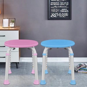 Ruikefu Shower <b>Stool</b> Height Adjustable Non Slip <b>Bathroom</b> Chair For Elderly Pregnant Women Multifunctional Toilet Seat - Product Image 1