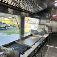 Remorque alimentaire mobile en fibre de verre colorée, homologuée Magic Mirror, pour grillades, poulet rôti, grillades au four, Candy Barbadose
